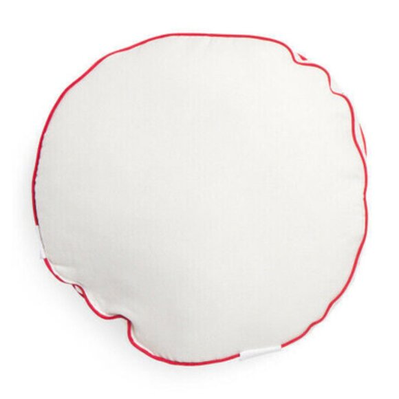 CHERISH TRADITIONS 18x18 Round Merry Christmas Wreath Pillow - Picture 3 of 3